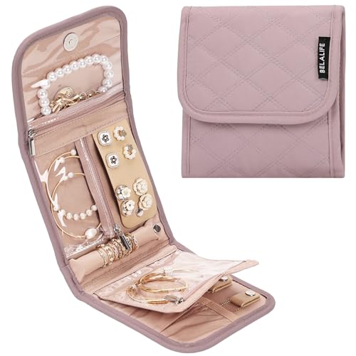 Travel Jewelry Case (Peach-Pink / Samll)