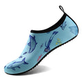 Water Shoes for Women Men Quick (7-8 Women/6-7 Men / Shark Blue)