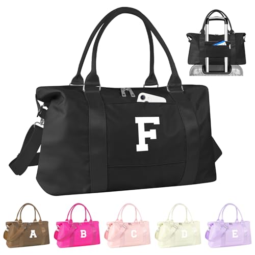 Dance Gym Duffel Bag Gifts for Girls Teen (Black / F)