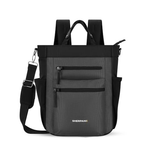 Soleil Anti Theft Convertible Backpack Tote (Grey Granite)