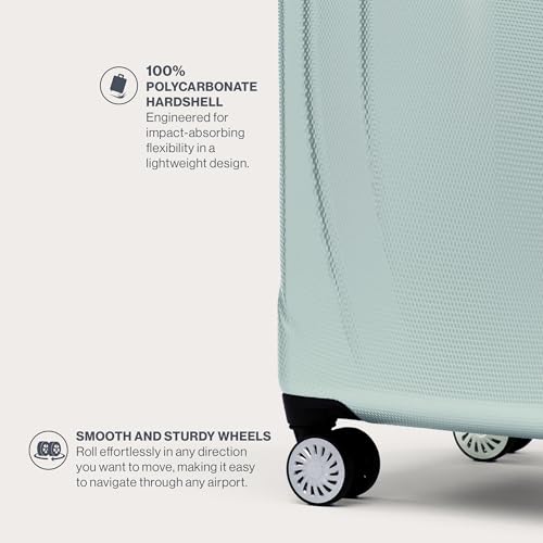 Pathways 3 Hardside Checked Luggage Suitcase (Checked Large 28 Inch / Cloud Grey)