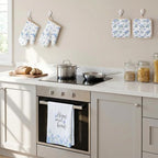 Blue Hydrangea Kitchen Decor Set (Blue Hydrangea)