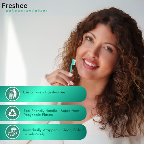 Disposable Travel Toothbrush with Toothpaste