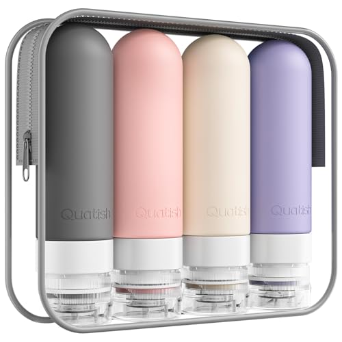 Travel Bottles for Toiletries (Dusty Pink)