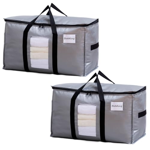 2 Pack Silver Extra Large Moving Bags (Silver / 2 Large)
