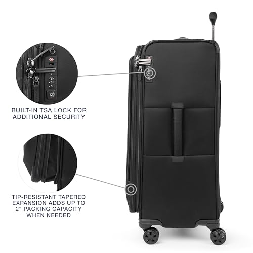 Crew Classic Softside Checked Luggage (Black / Checked Large)