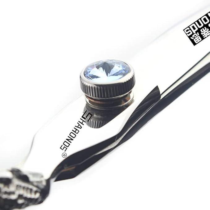 6/7/8/9 Inch Professional Slim Japanese Hairdressing Scissors Set for Men or Women (7 Inches, 2 Pieces-B)