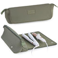 Hair Tools Travel Bag and Heat Resistant Mat 17" (Olive)