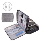 Electronics Travel Organizer (Large / Three layer-Grey)
