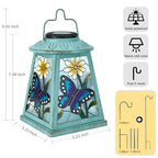 Butterfly Solar Lantern with Shepherd Hook (Butterfly)