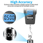 Digital Fish Scale Hanging Scale Fishing Scale (Black)