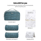 Travel Makeup Bag Cosmetic Bags for Women (Z-63Blue)