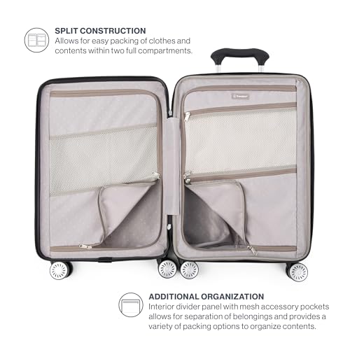 Pathways 3 Hardside Checked Luggage Suitcase (Checked Medium 25 Inch / Kayak Teal)