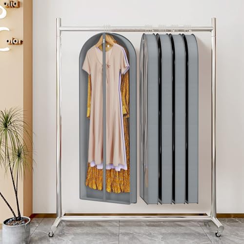 Luxury Fur Coat Storage Bags Dress Bags for Gowns Long 60 in (60"-4pcs)