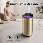 Waterless Essential Oil Diffuser (Gold)
