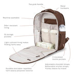 New Classic Diaper Bag Backpack with 15 Pockets (Espresso)