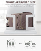 Laptop Backpack for Women (Brown / 17-Inch)