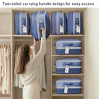 Compression Storage Bags 8 Pack (Navy Blue / 39L x 8 Pack)