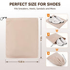4 Pack Travel Shoe Bags
