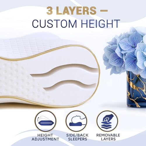 King Memory Foam Pillows 2 (King - 31 x 14 x 5.1" (2-Pack))