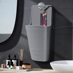 Heat Resistant Silicone Hair Iron Mat and Pouch (1 Pack / Gray)