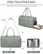 Large Duffle Bag for Travel (04-Sage Green / X-Large)