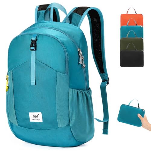Small Packable Hiking Backpack 20L Anti (Cyan)