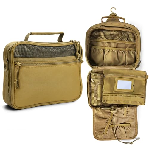 Hanging Toiletry Bag for Men (Brown)