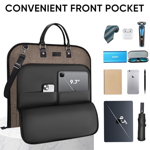 Garment Bags for Travel (Brown / 42")