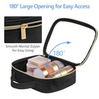 Clear Makeup Bag Travel (03 Black / TSA Specialist (3-Pack Medium))