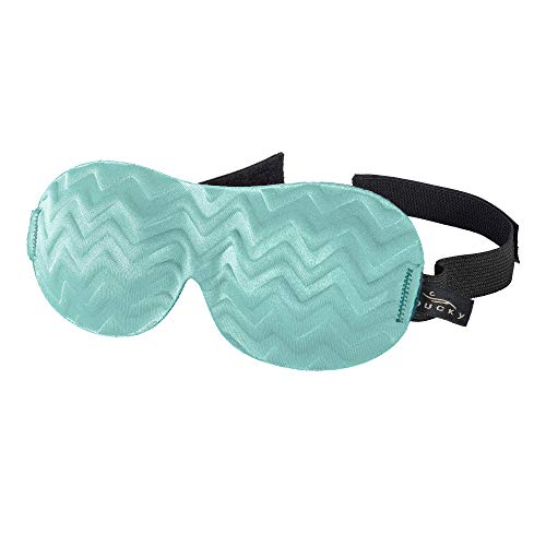 Ultralight Travel & Sleep Chevron Eye Mask (Blue Ice / 1 Count (Pack of 1))
