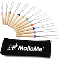 Smores Sticks for Fire Pit Long (12 Fork Set with Storage Bag)