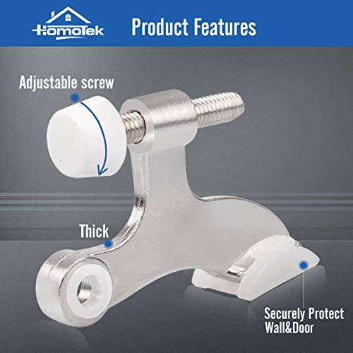 2 Pack Hinge Pin Satin Nickel Door Stopper (2 Pack / Satin Nickel)