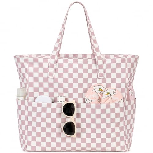 Large Beach Bag for Women (Lavender)