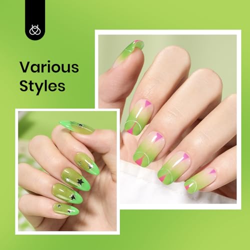 Beetles Green Gel Nail Polish (H - Sheer Green | Spring Glow-f269)
