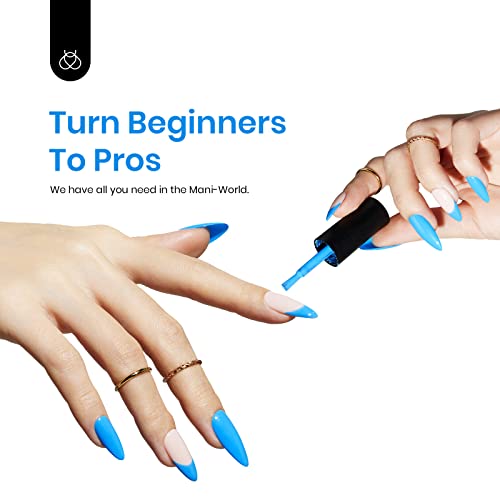 Beetles Blue Gel Polish (D - Creme Blue | Aquarius Blue)