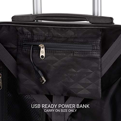 7272 Energie Expandable Hardside Luggage with Spinner Wheels and TSA Lock (Carry-On 19-Inch / White)