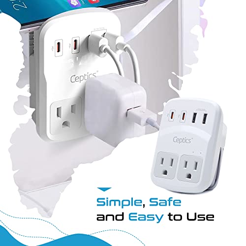 World Travel Adapter Kit 2 USB (white)