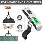 Digital Luggage Scale (2 * Ash Silver)