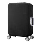 Travel Suitcase Protector elastic sleeve Cover 19" (Black / S(Fits to 19"-20" Trolley Case))