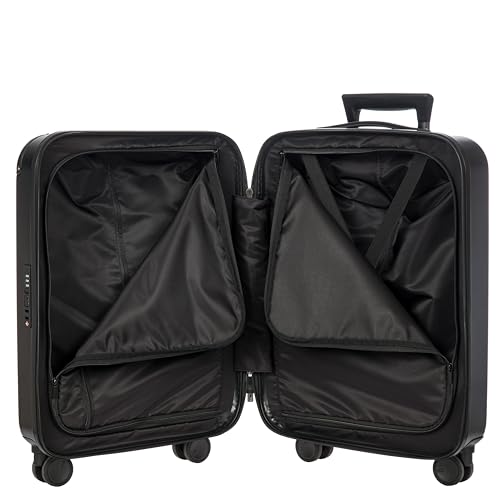 Amalfi Lightweight Hard Shell Suitcase (Black / Carry-On)