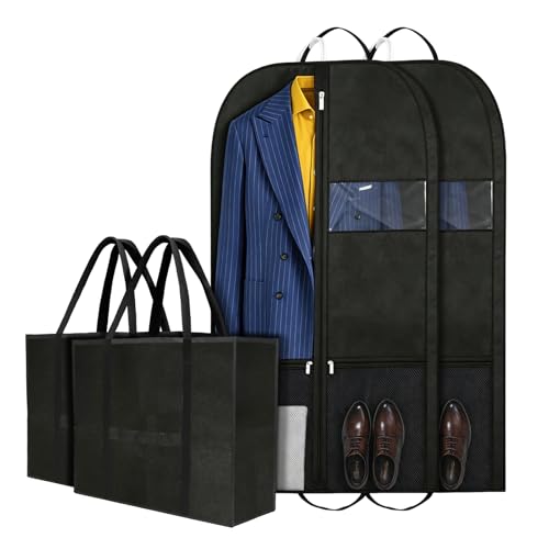 43" Hanging Clothes Garment Bag for (43inch garment bag 2 pack)
