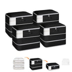 4 Pack Compression Storage Bags (110L-4 Pack / Black)