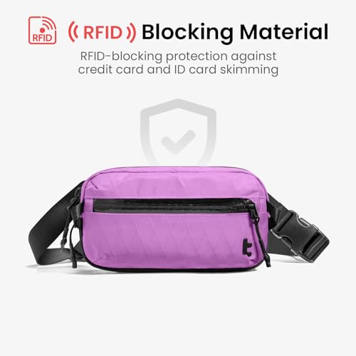 1.5L X Pac Sling Bag with RFID Blocking Crossbody Pack for Men Women (X-Pac Purple / 1.5L)