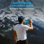 Collapsible Water Bottle with Carabiner (Fire / 23 Ounces)