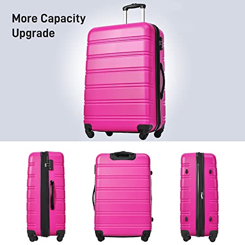Luggage sets of 2 Piece (Luggage Set With Bags / Pink-1(20+24+bag))
