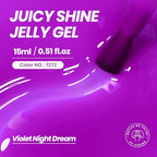 Beetles Purple Gel Nail Polish (J - Sheer Purple | Violet Night Dream-f273)