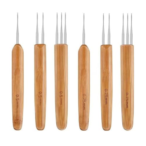 Knitting Tools Wig Crochet Hook Dreadlocks Extensions (0.5mm / Two Heads)