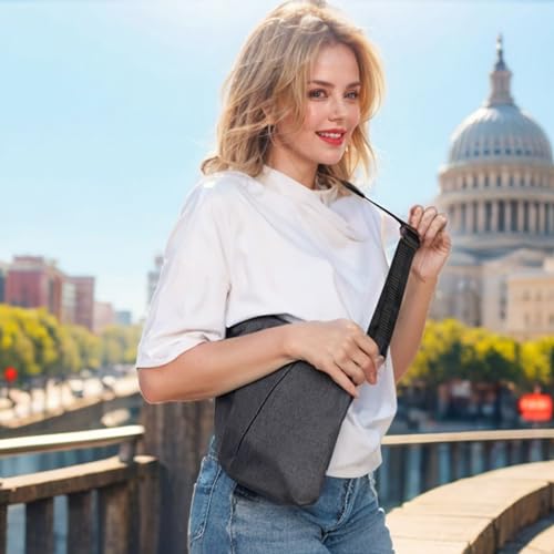 PLUS Anti Theft Crossbody Bag (Grey)