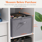 Shoe Storage Organizer for Closet (Gray)